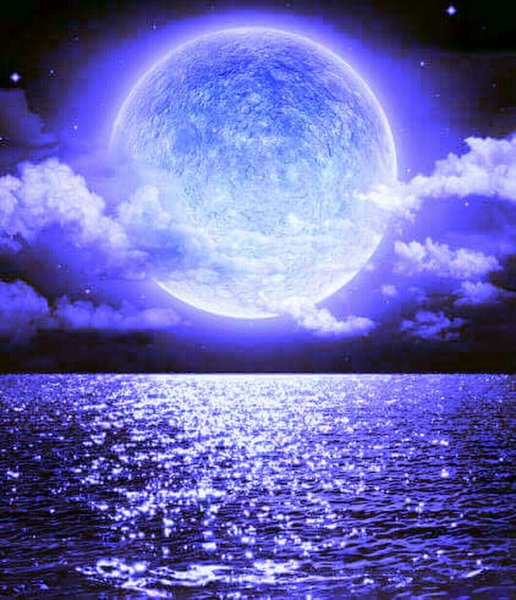 Полнолуние красиво