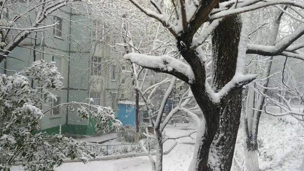 Снег в апреле картинки