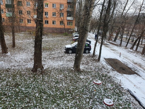 Первый снег 2020