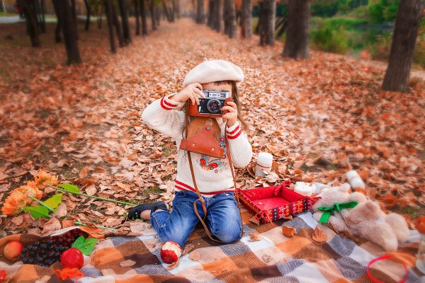 Фотоаппарат осень