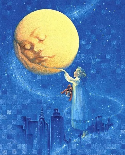 . Художник : Arlene Graston в ночь лунное