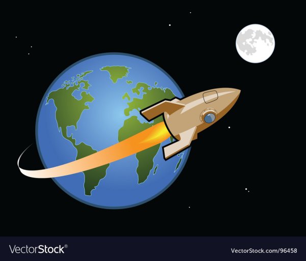 Ракета вокруг земли