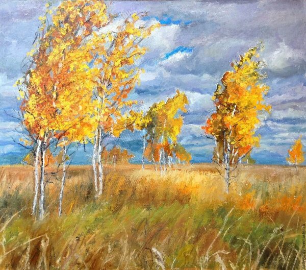 Репродукции осенних пейзажей