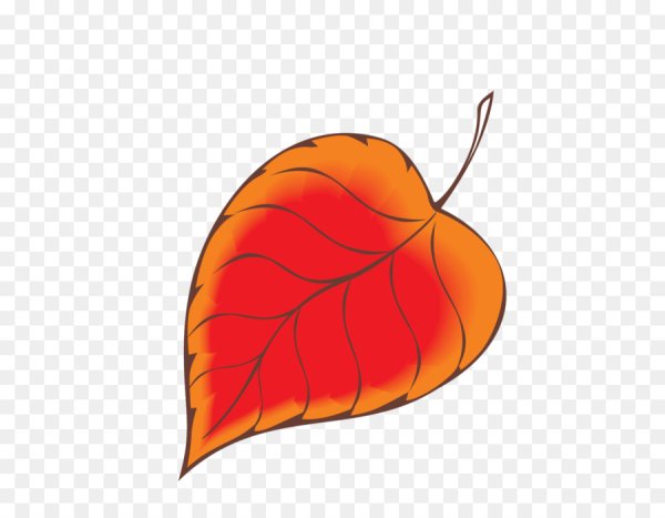 Осенний листок для малышей