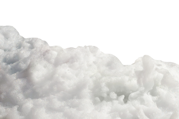 Сугроб на белом фоне