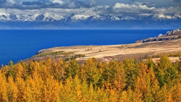 Ольхон Байкал осенью