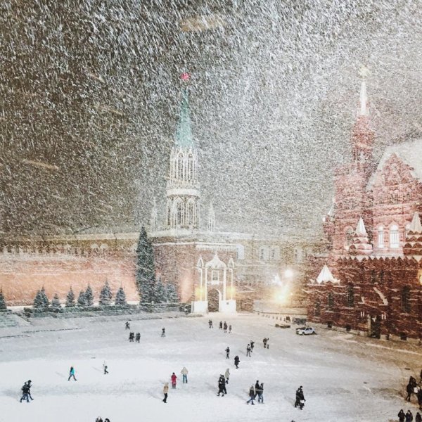 Зима в Москве