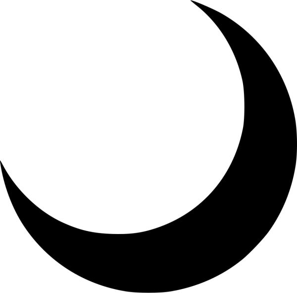 Месяц без фона