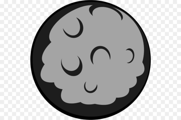 Луна мультяшная