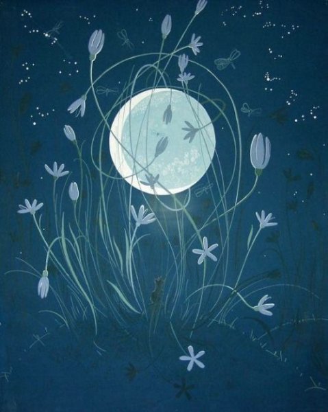 Луна иллюстрация