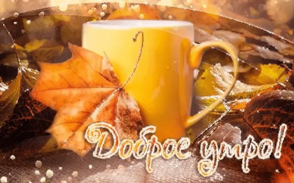 Открытки с осенним морозным утром