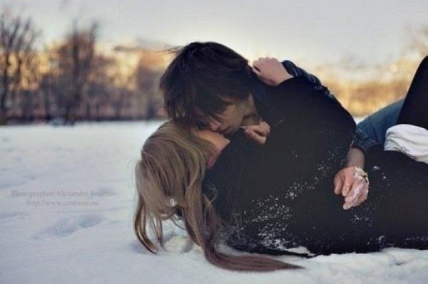 Поцелуй снег