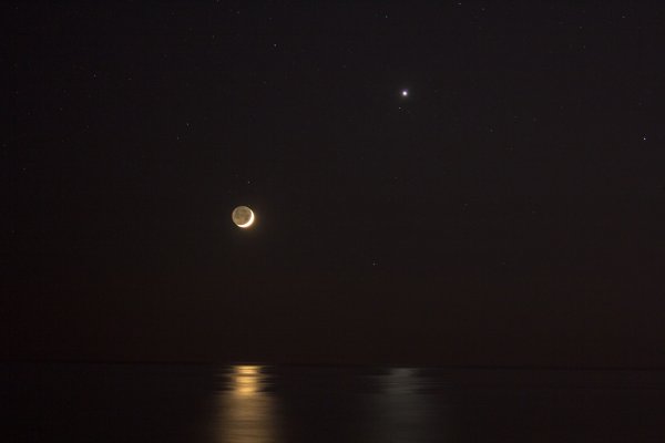 Звезда Венера на небе