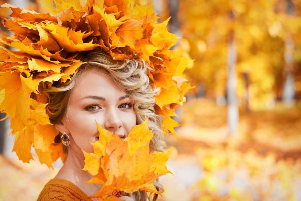 Осенняя девушка