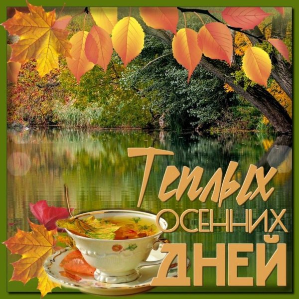 С добрым осенним утром