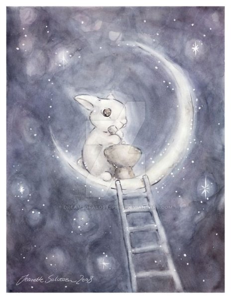 Зайчик на Луне