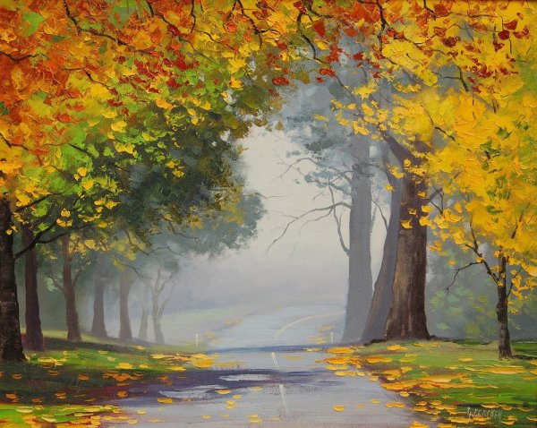 Картина осень
