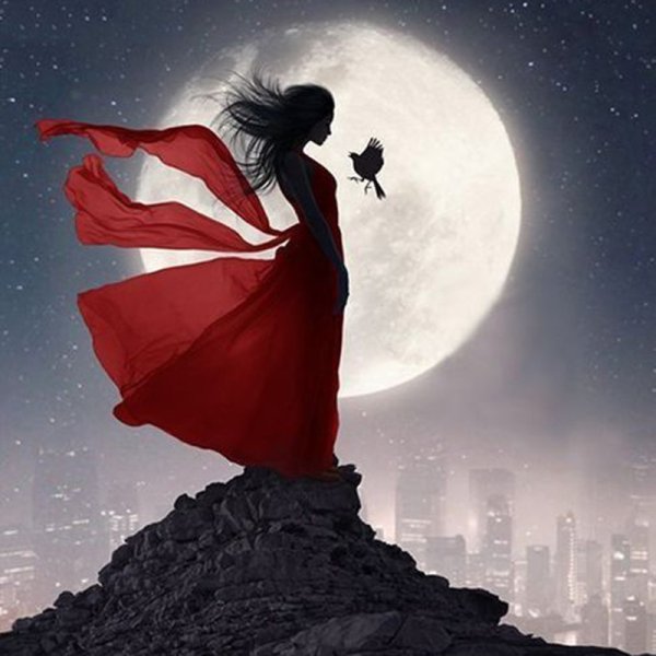 Самая красивая аватарка девушка Луна