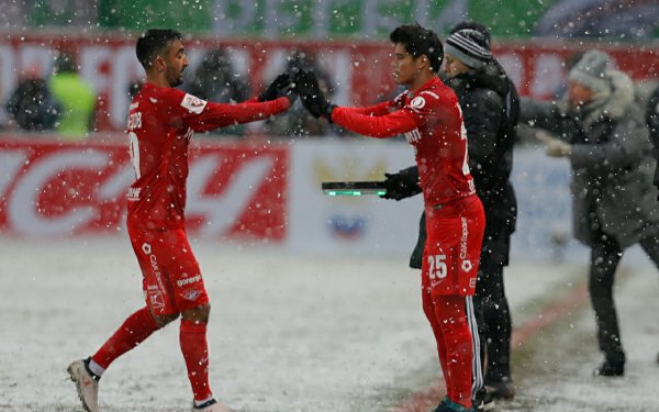 Футбол на снегу