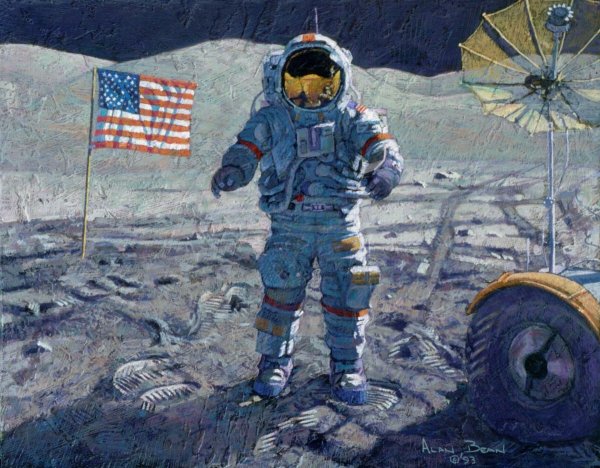 Алан Бин живопись