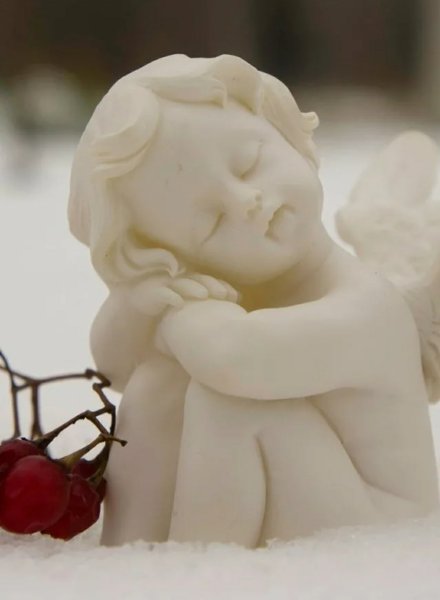 Ангелочек на снегу