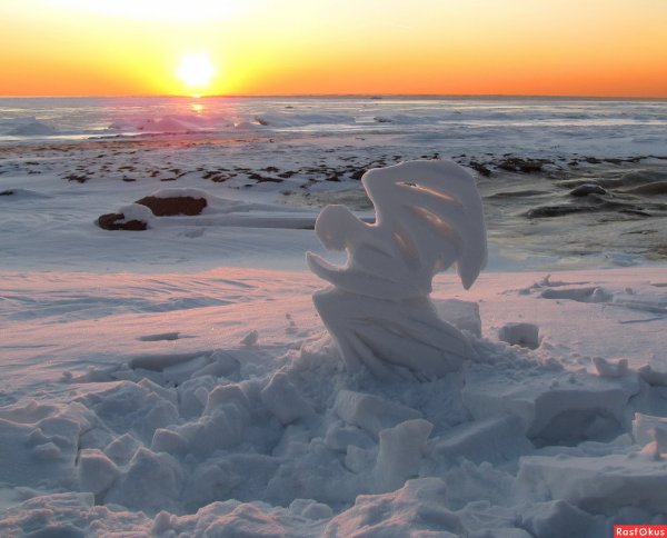 Ангел на снегу