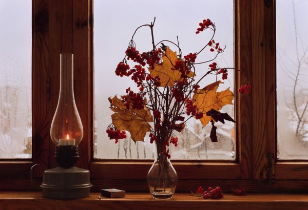 Осенний натюрморт на окне