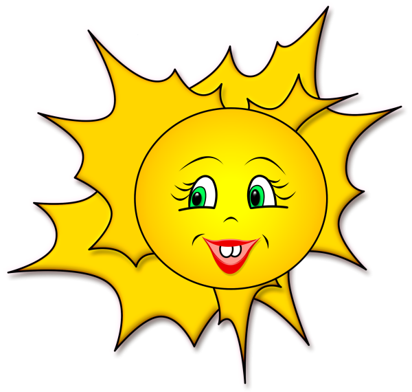 Солнышко рисунок для детей