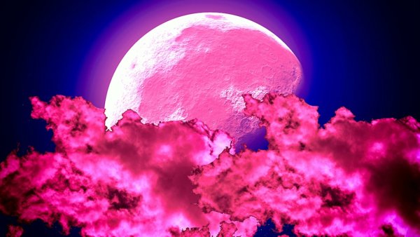 Розовая Луна