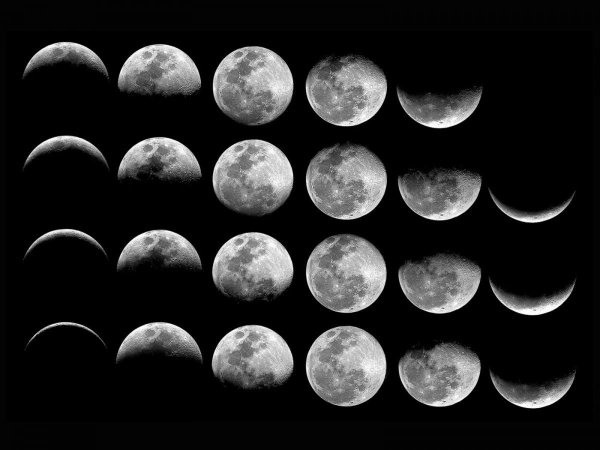 Фазы Луны phases of the Moon