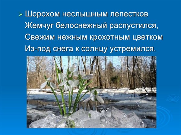 Снег теперь уже не тот Маршак 2 класс