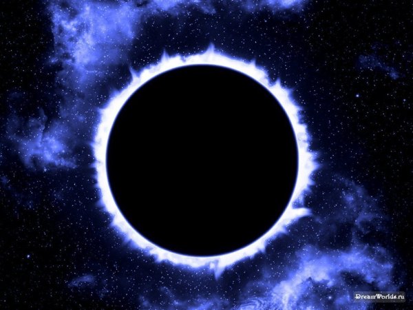 Тёмная чёрная Луна