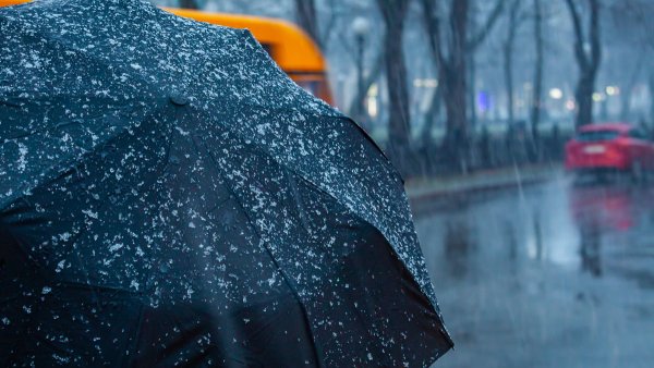 Мокрый снег с дождем