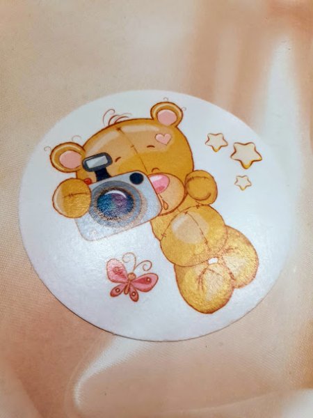 Мишка на Луне печать на сахарной бумаге