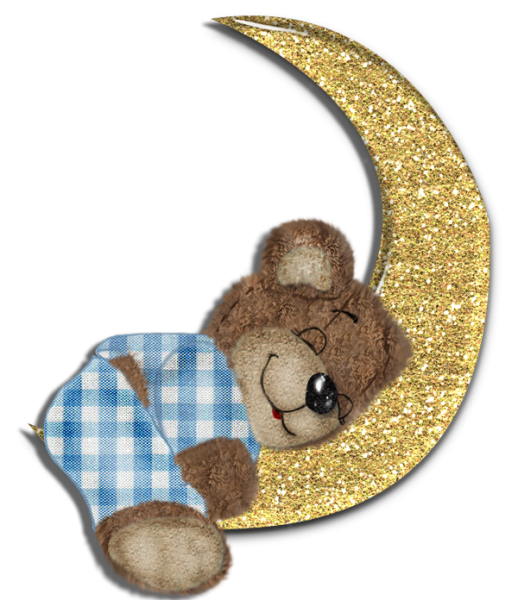 Медвежонок спит на месяце