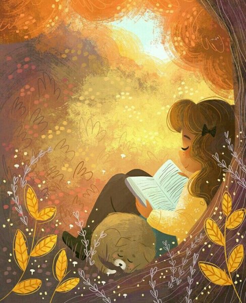 Милые осенние иллюстрации