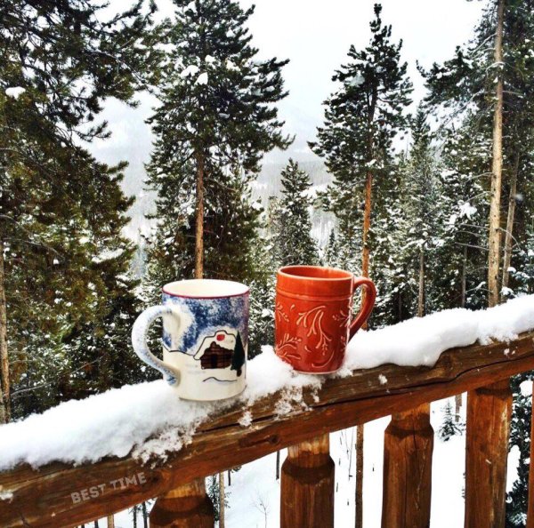 Кофе на снегу