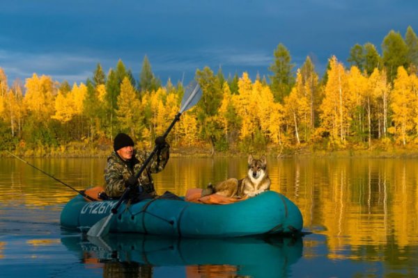 Рыбак в лодке