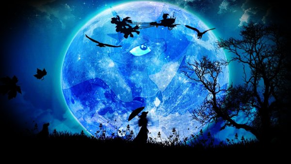 Обои на рабочий стол Луна