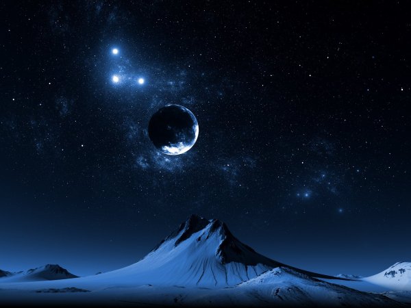Заставка на рабочий стол Луна