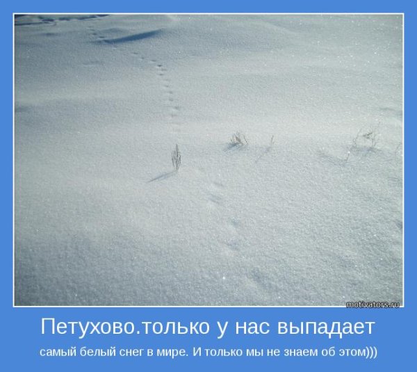 Мотиватор снег