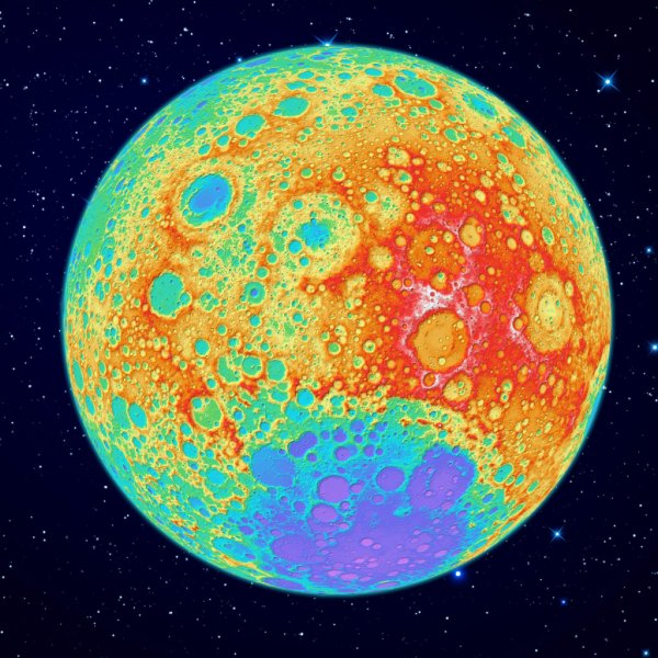 Топография Луны