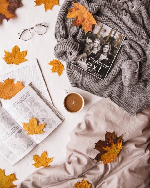 Осенние фотокарточки Эстетика