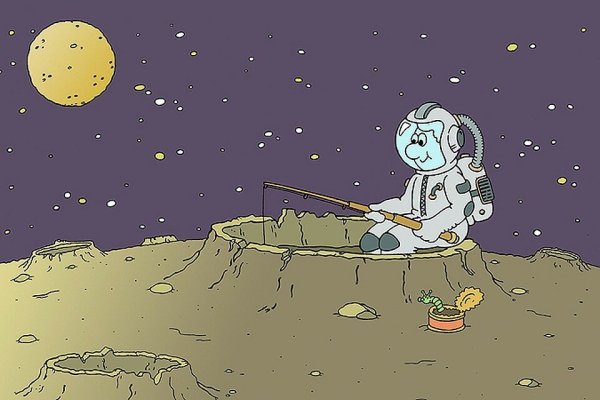Карикатуры про космос