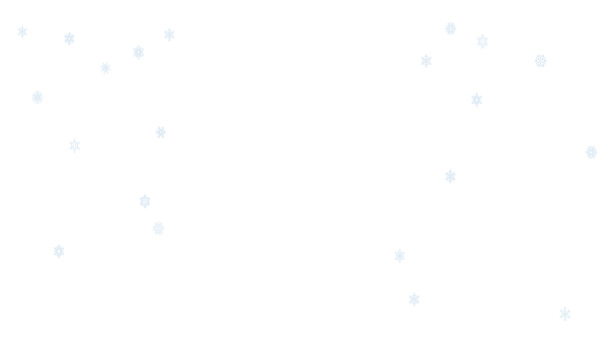 Падающие снежинки на белом фоне