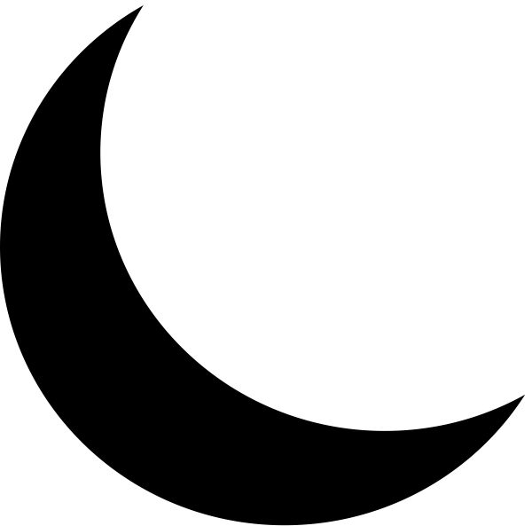 Луна силуэт