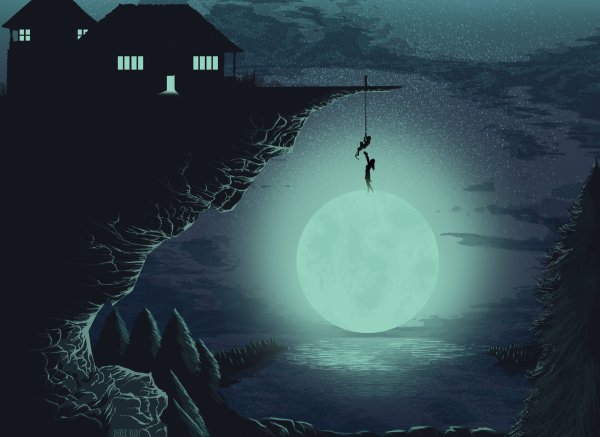 Полная Луна арт