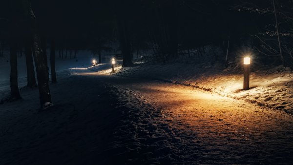 Зима. К вечеру