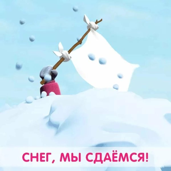 Снег и опять снег