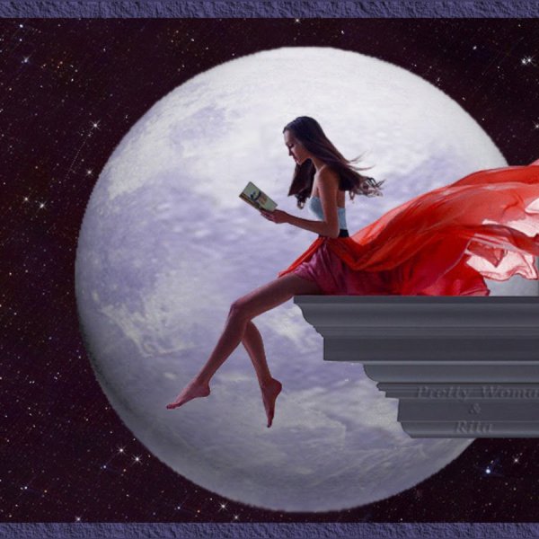 Девушка и Луна анимация